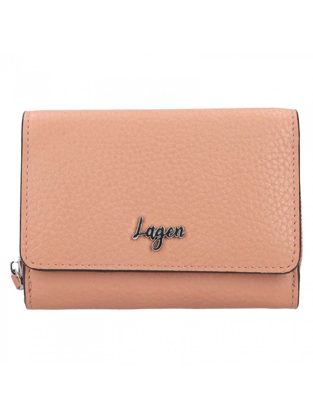 Dámská kožená peněženka Lagen Liva – staorůžová